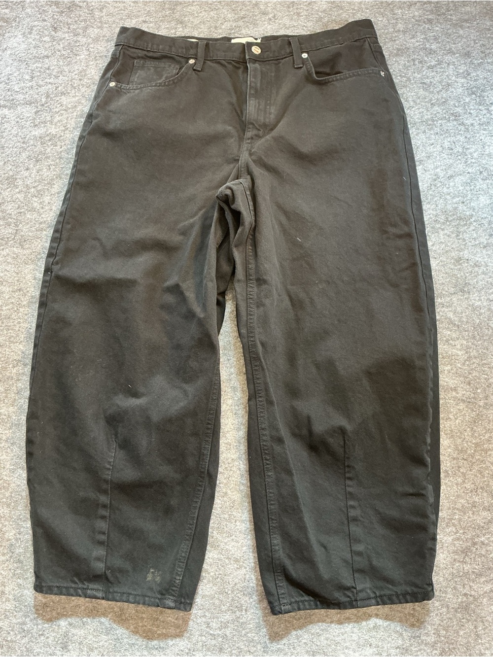 Universal Threads Black Casual Barrel Pants Size 14